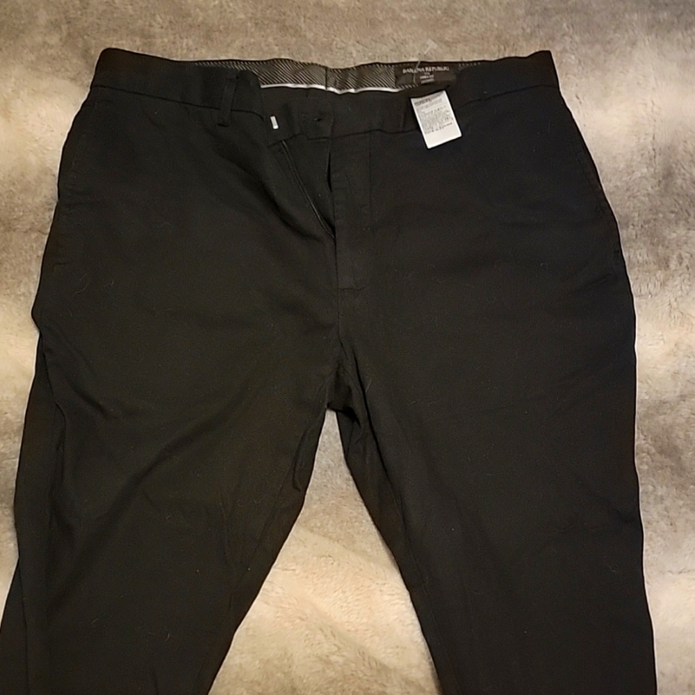 Banana Republic Aiden slim fit black pants 32x32